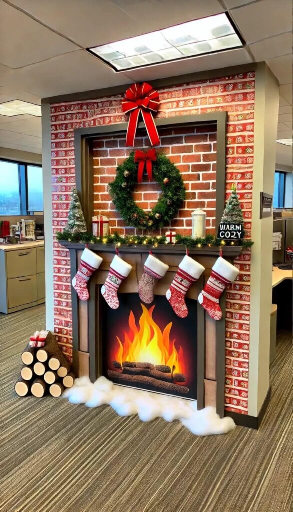 ideas para decorar oficinas en navidad