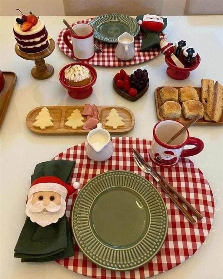 Decoración Para Mesa De Nochebuena