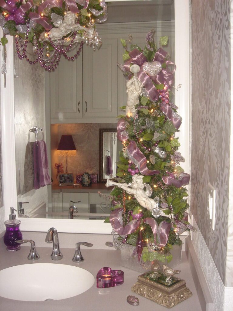 Ideas para decorar el baño en navidad