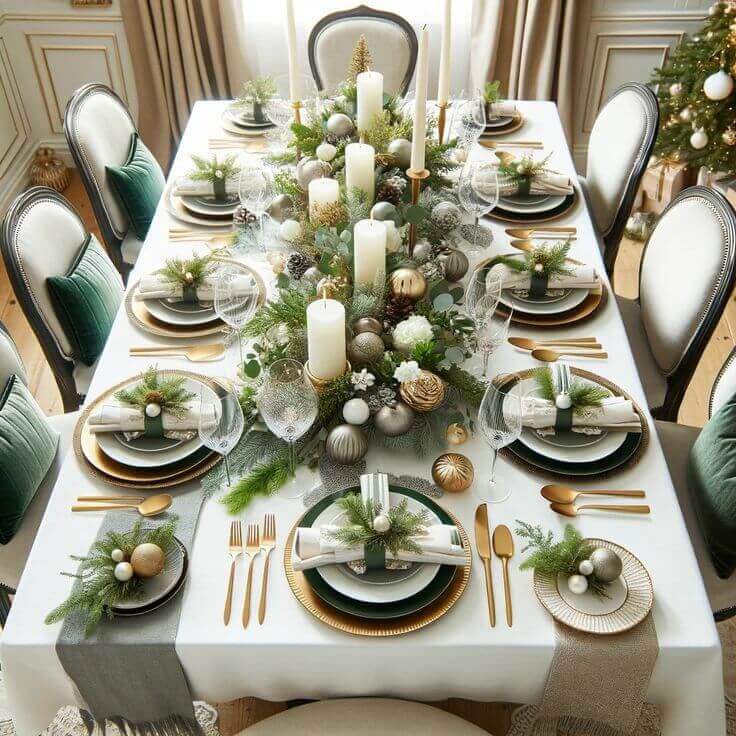 Ideas De Decoración De Mesa Para Cena De Fin De Año