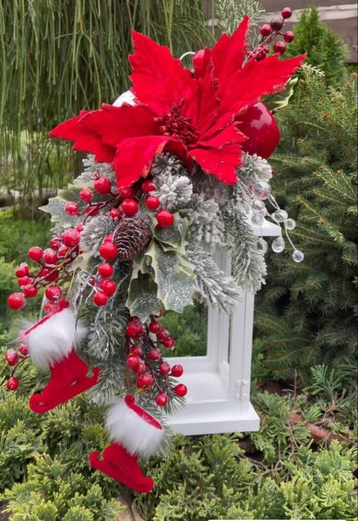 Ideas Para Decorar Farolas En Navidad