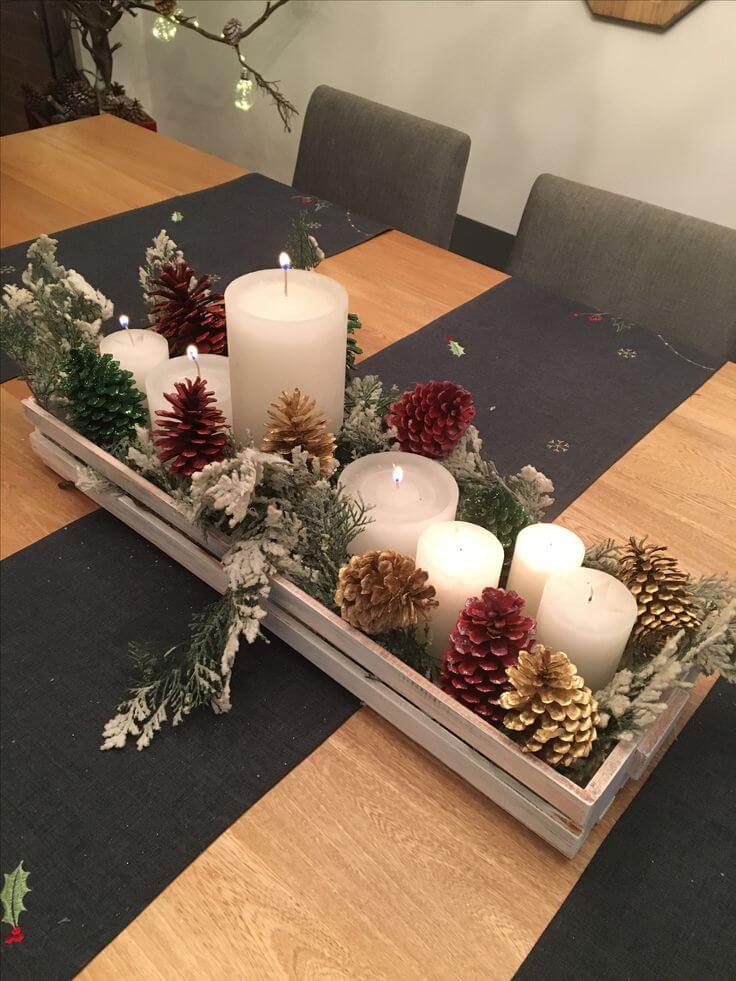 Cómo Usar Piñas Para Decorar En Navidad