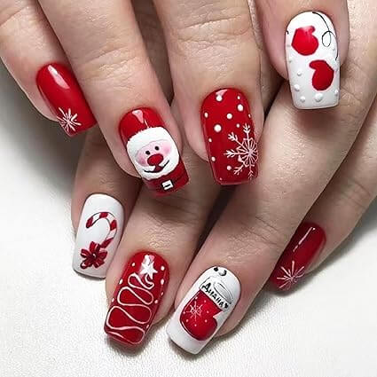 Los Mejores Diseños De Uñas Navideñas Que Todas Querrán Tener Este Año