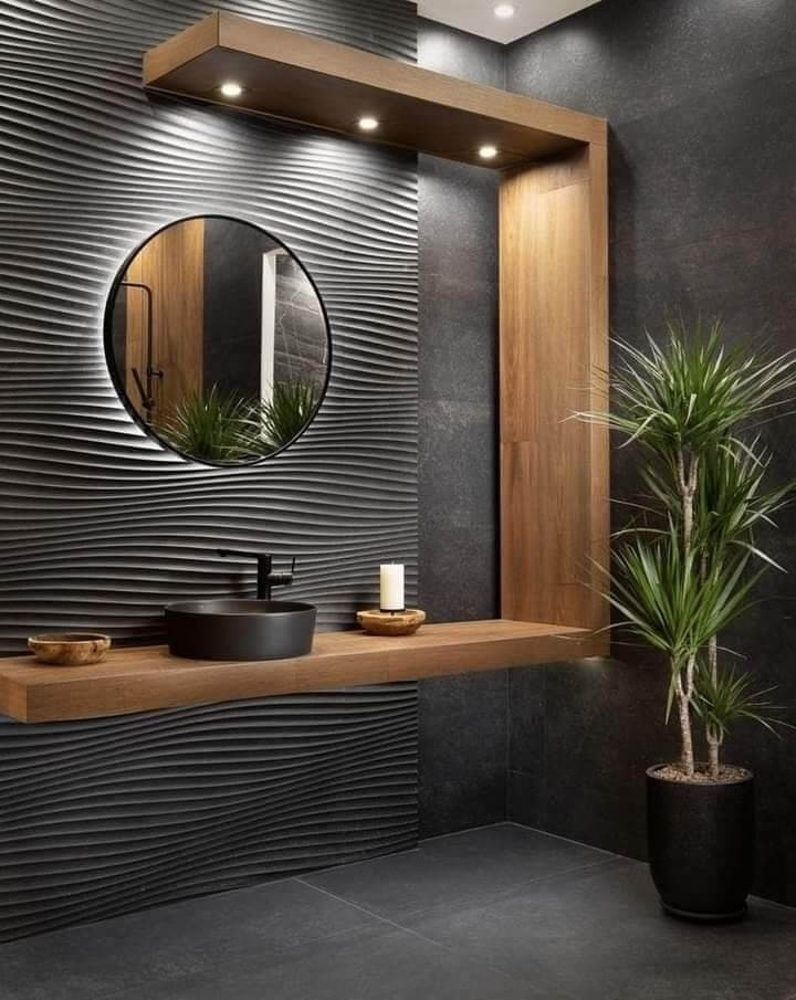 Ideas Modernas De Diseños De Muebles Para Lavamanos De Baño