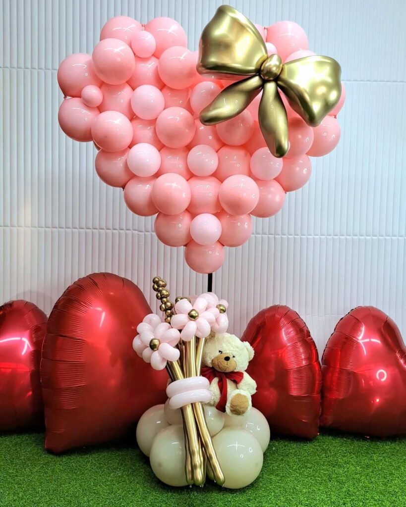 Arreglos Con Globos Para San Valentín