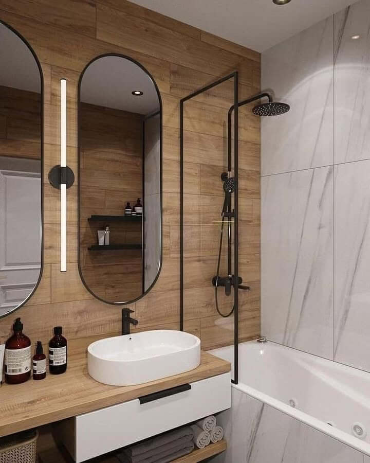 Ideas Modernas De Diseños De Muebles Para Lavamanos De Baño