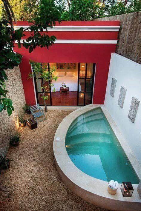 Haz Mini Piscinas Para Patios Que Son Obras De Arte