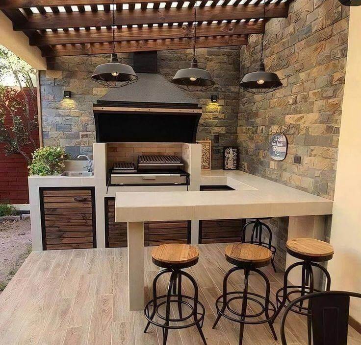 Ideas Creativas Para Decorar Tu Espacio En Casas Con Asadores