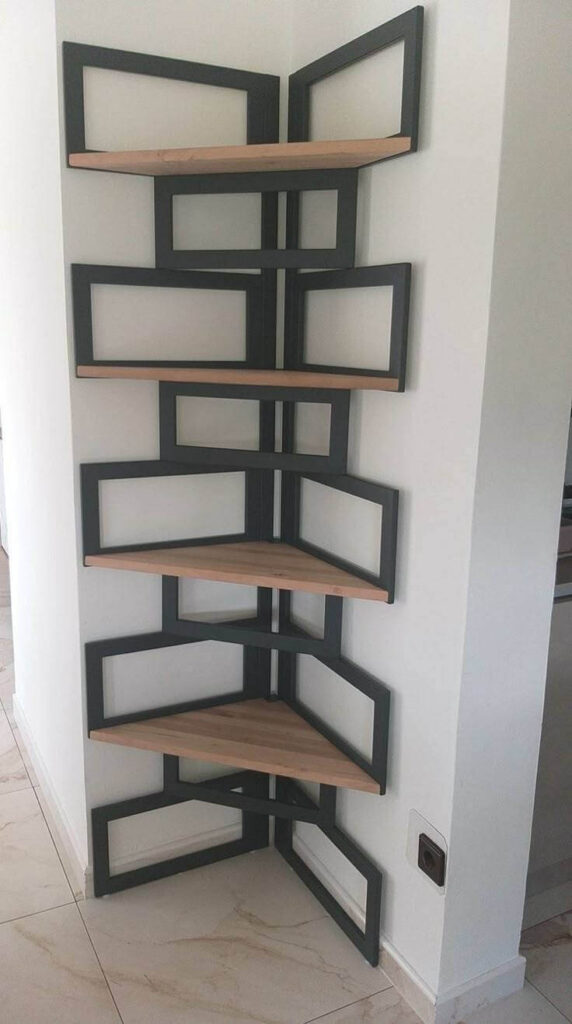 Ideas Creativas Para Decorar Con Estanterías De Madera Y Metal