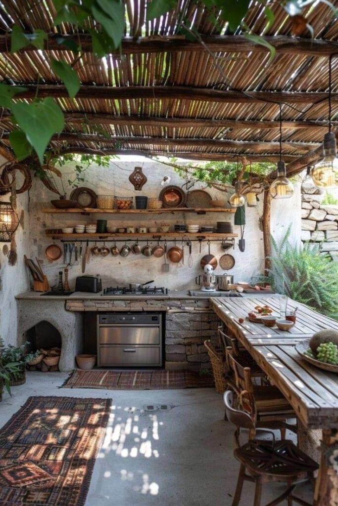 Crea Un Espacio Acogedor Con Cocinas Rústicas Con Toque Campestre