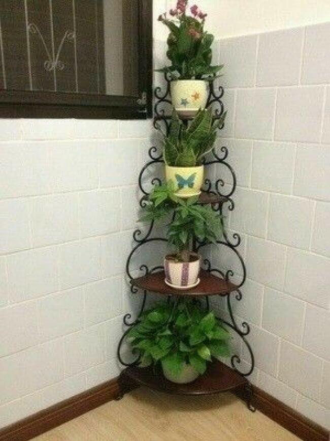 Ideas Creativas Para Decorar Con Soporte De Hierro Para Plantas