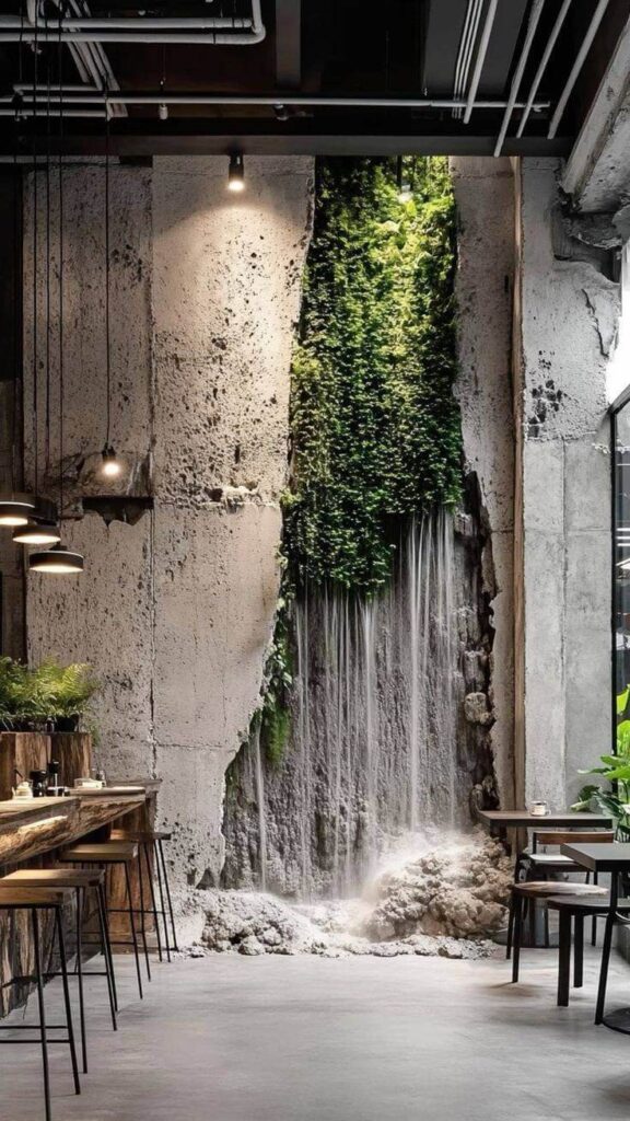 Ideas Innovadoras Con Fuentes De Agua En Paredes De Interiores