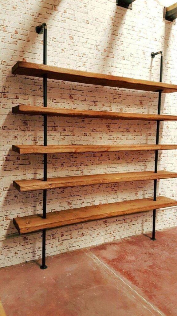 Ideas Creativas Para Decorar Con Estanterías De Madera Y Metal