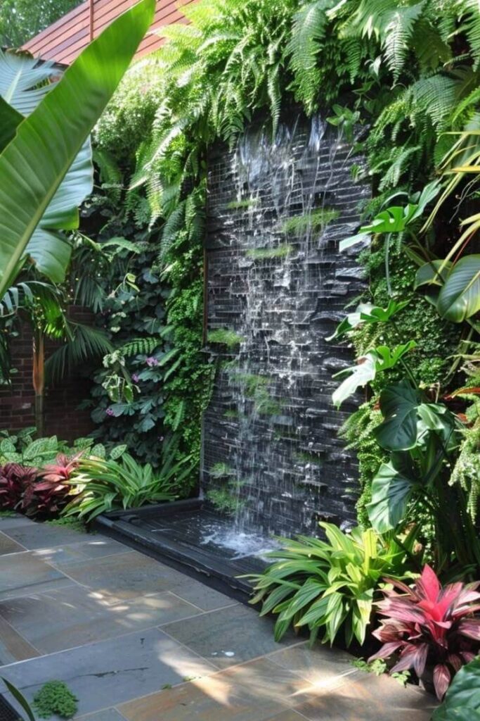 Ideas Innovadoras Con Fuentes De Agua En Paredes De Interiores