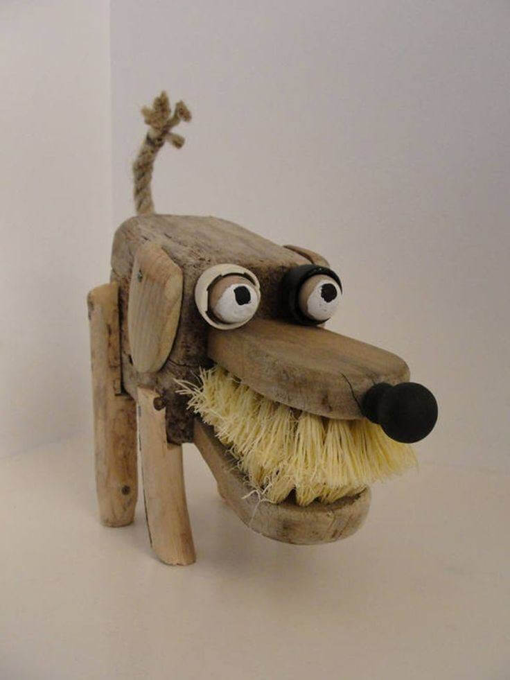 Dale Vida A Tu Casa Con Originales Figuras Hechas De Trozos De Madera Para Decorar