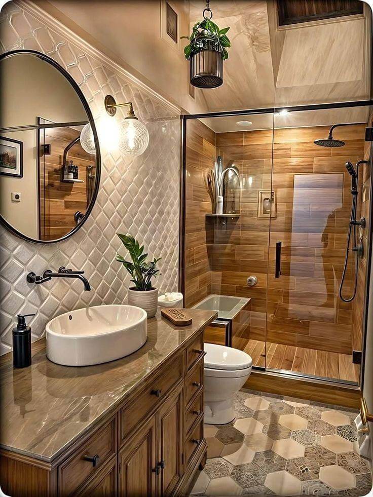 Inspírate Con Estilos De Decoración Para Baño Rústico Y Moderno