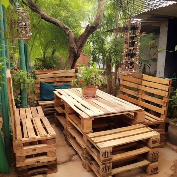 Ideas Creativas Para Transformar Palets De Madera En Muebles Únicos