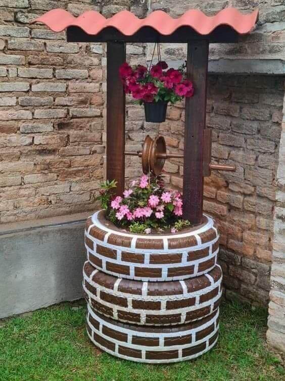 Ideas Creativas Para Hacer Un Pozo De Agua Decorativo En Tu Jardín